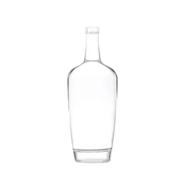 Wholesale 750ml Glass Bottle With Cork For Spirit